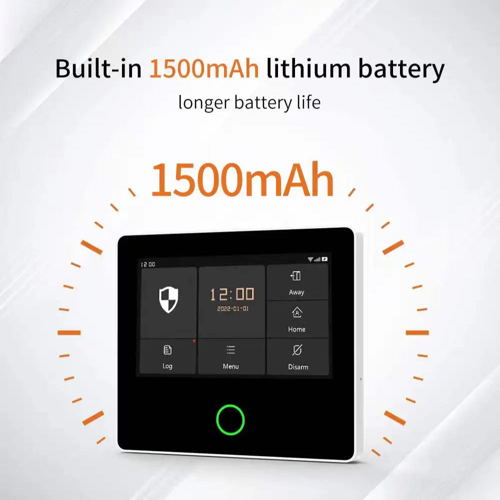 4.3-Inch Panel Tuya Smart Home Security System Wireless WIFI 4G for Home Burglar Security Protection Alarm